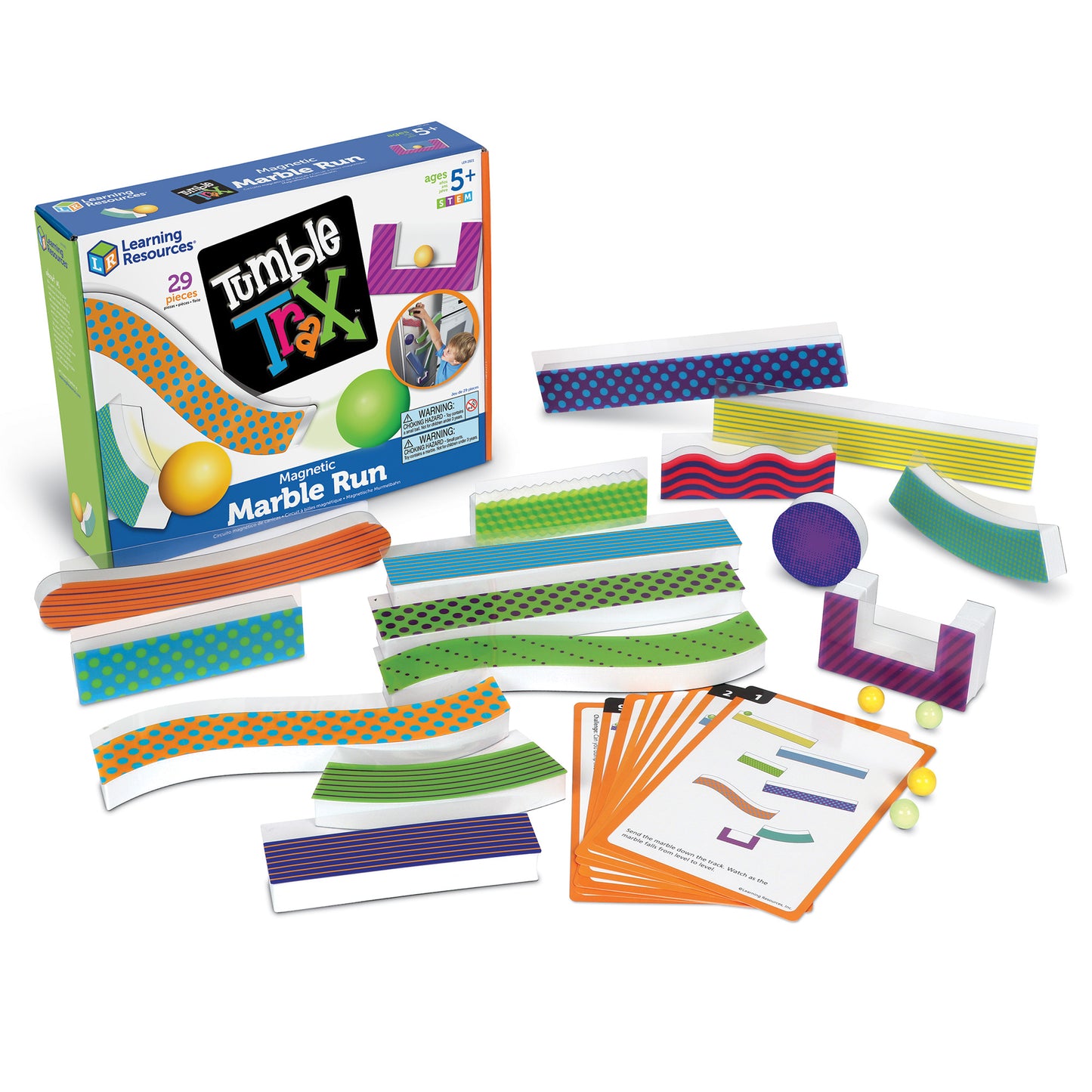 Learning Resources Tumble Trax® Magnetic Marble Run