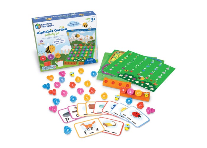 Learning Resources Alphabet Garden Activity Set