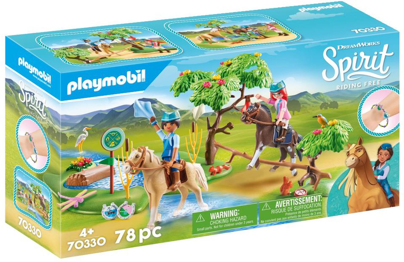 Playmobil DreamWorks Spirit 70330 River Challenge