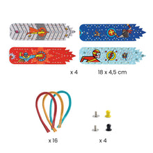 Djeco DIY Bracelets To Create Mosaics & Stickers Super-Powers