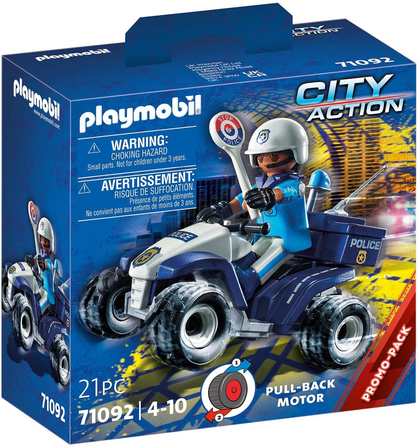 Playmobil 71092 City Action Police Quad