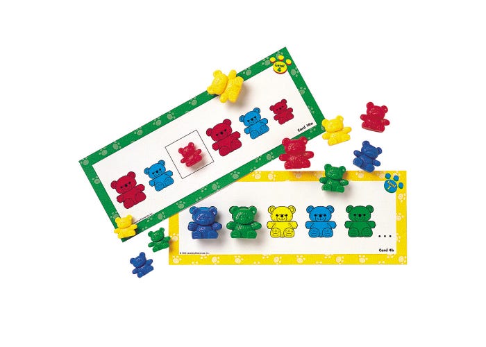 Learning Resources Three Bear Family® Pattern Cards (Set of 16)