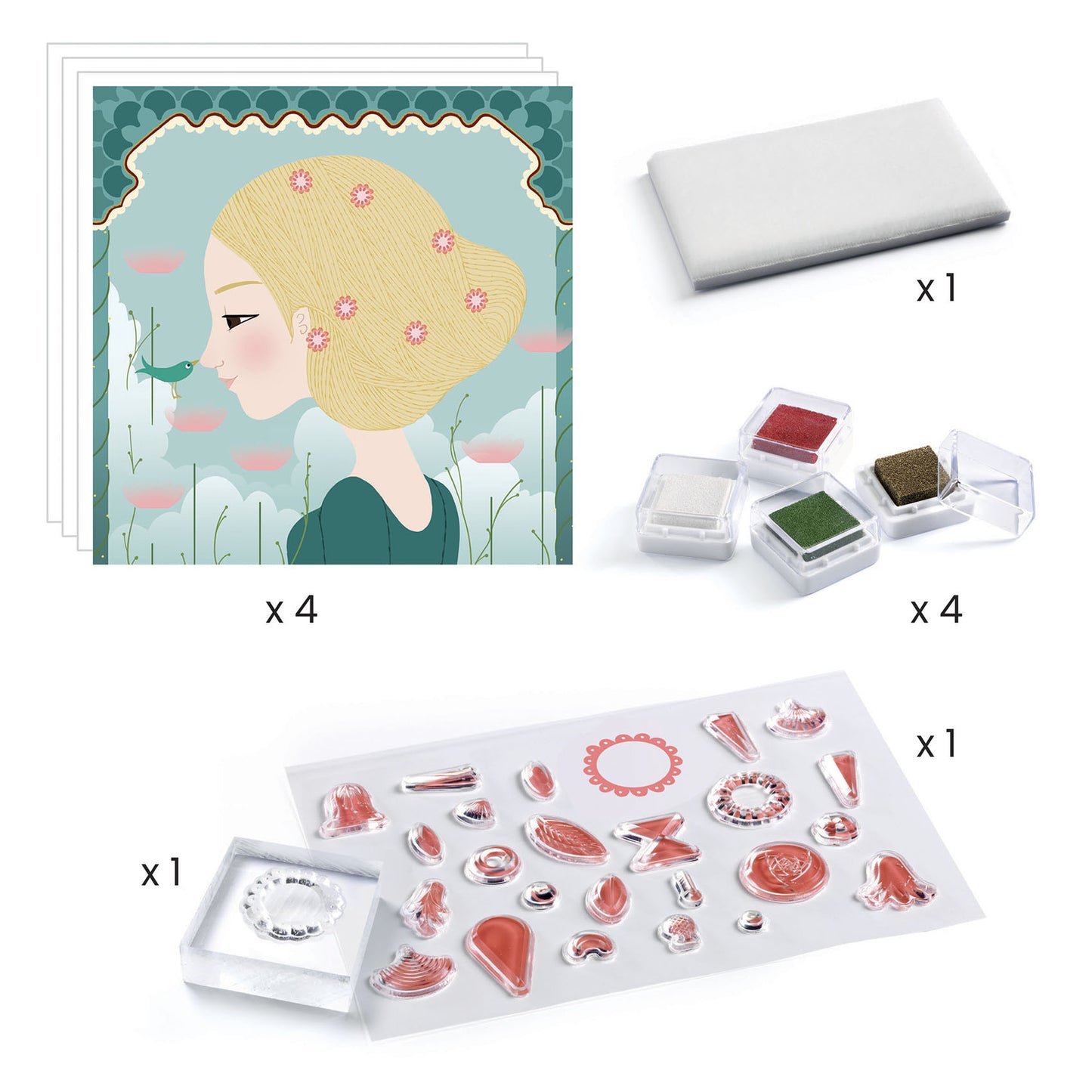 Djeco Patterns and Decorations Stamps (F)