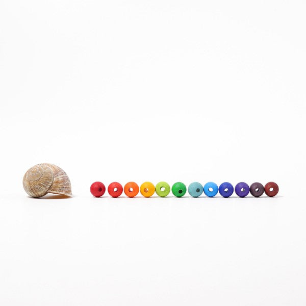 Grimms 120 Small Wooden Beads
