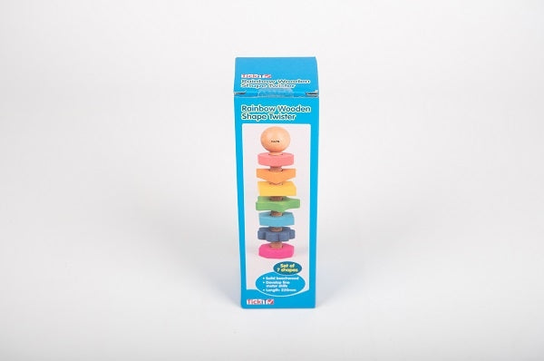 TickiT Rainbow Wooden Shape Twister