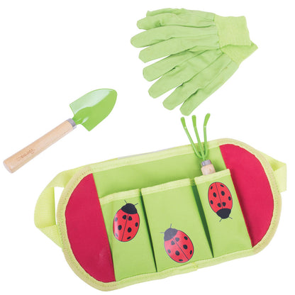 BigJigs Gardening Belt, 2 tools, gloves