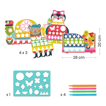 Djeco Draw With Stencils