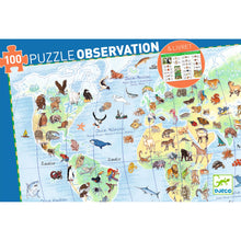 Djeco World’s Animals 100 Pcs Observation Puzzle