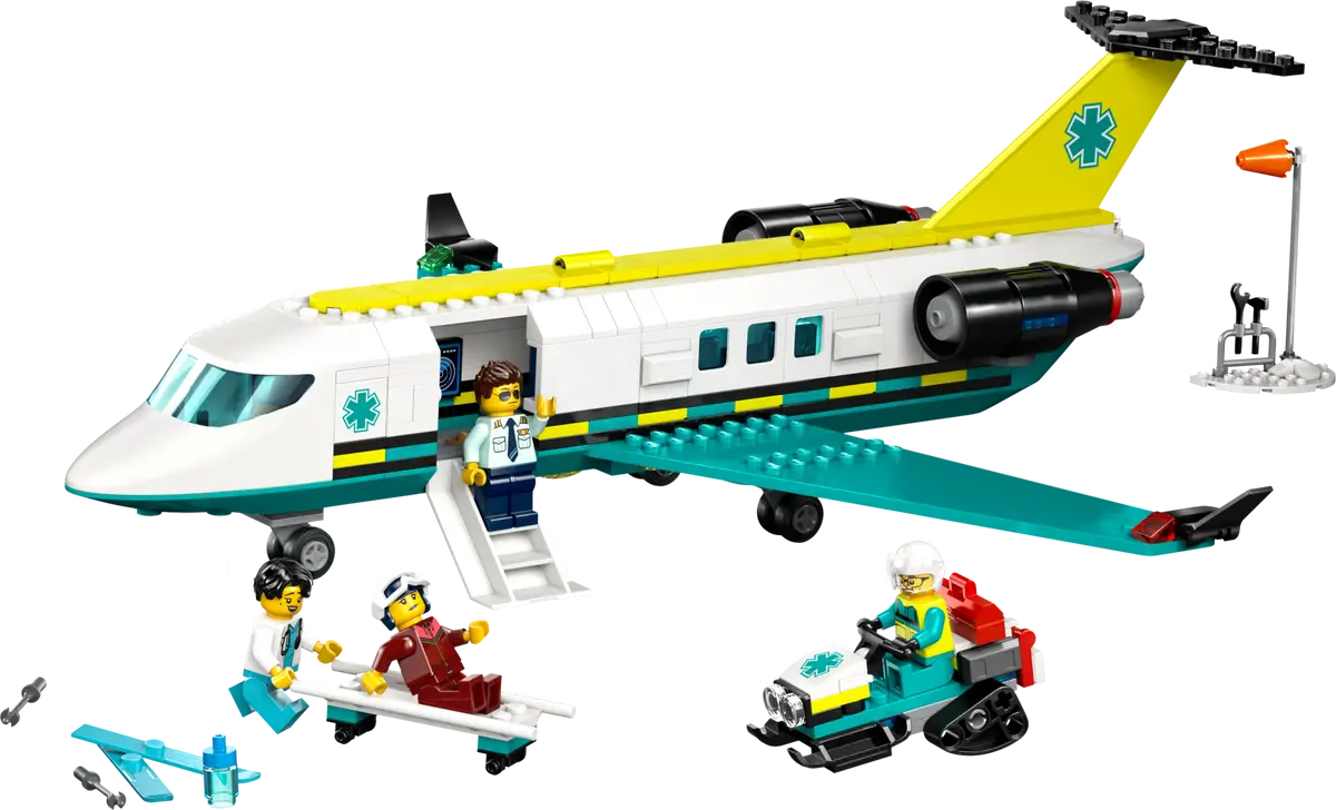 Lego City Big Vehicles 60465 Emergency Air Ambulance Airplane