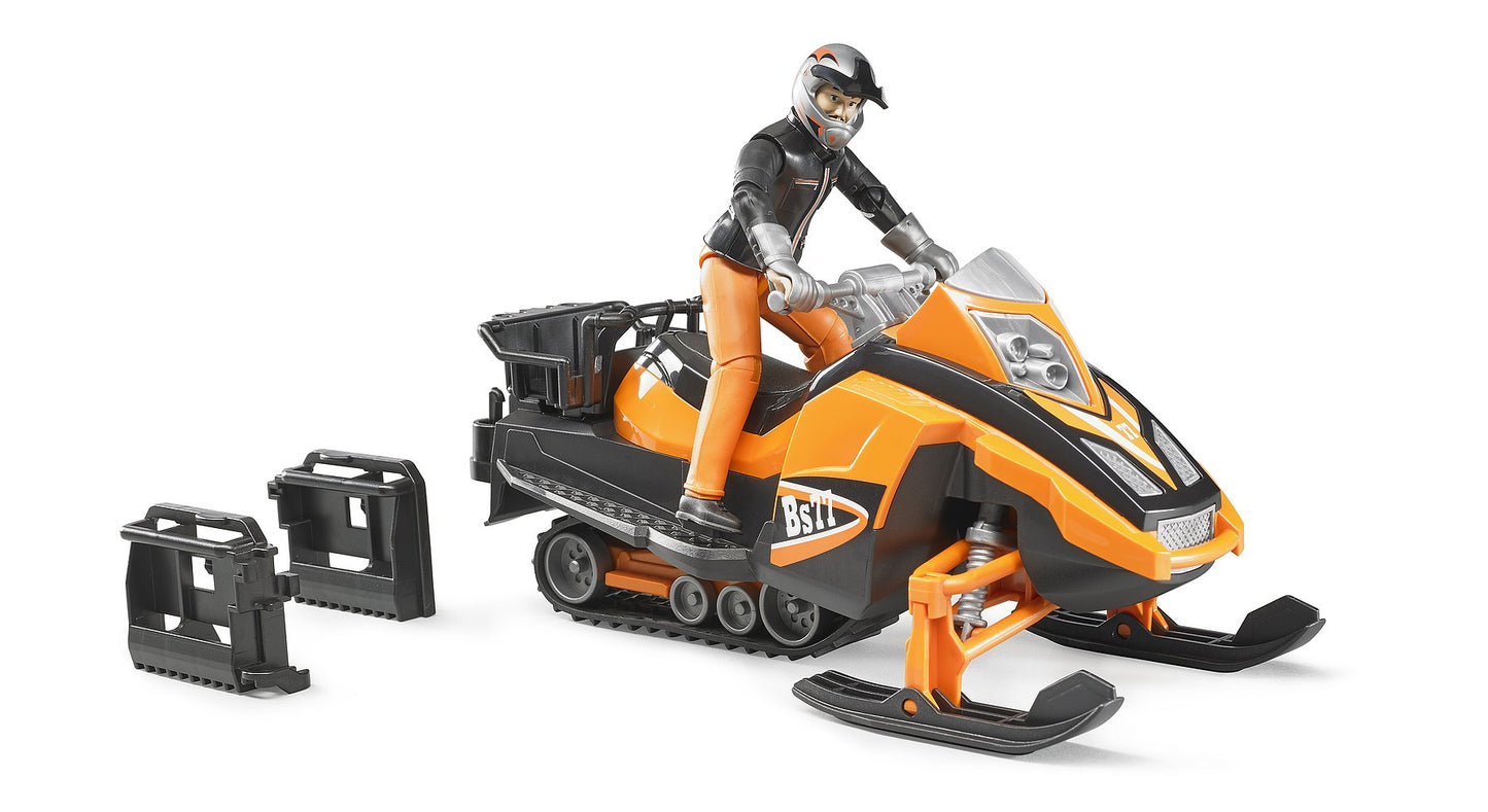 Bruder Snowmobile With Driver & Acc
