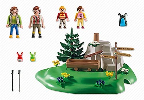 Playmobil 5424 Backpacker Family at Mountain Spring