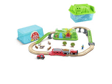 Hape Countryside Train Bucket Set (41 pieces)
