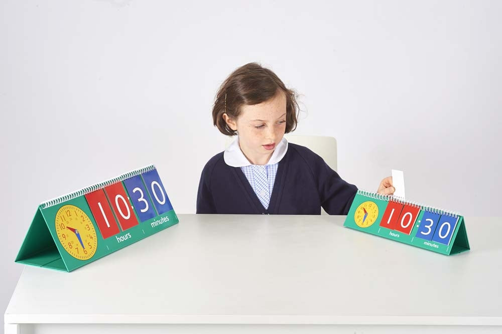 Edx Education Tell Time Flip Chart - Student
