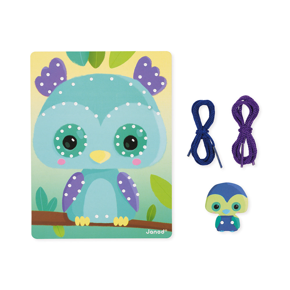 Janod Lacing Game - Animals