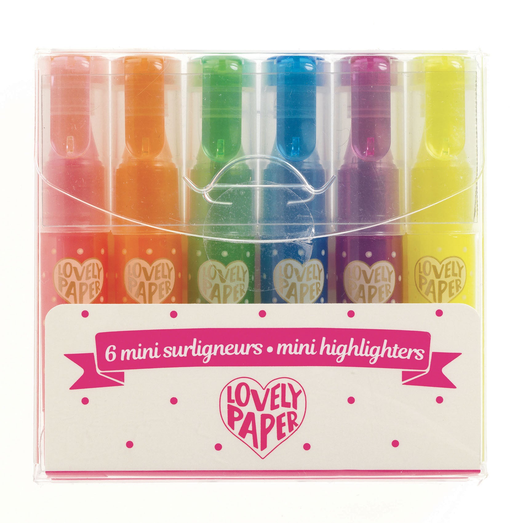 Djeco 6 Neon Gel Fluo Mini Highlighters
