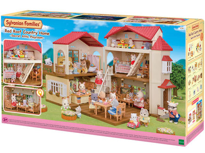 Sylvanian Families Red Roof Country Home - Secret Attic Playroom
