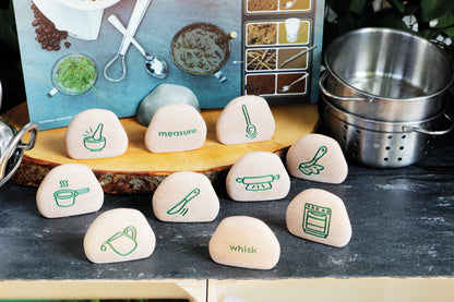 Yellow Door Mud Kitchen Process Stones