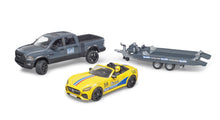 Bruder Ram 2500 Power Wagon & Bruder Roadster Racing Team