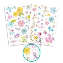Djeco Fair Flowers Of The Field Temporary Tattoos
