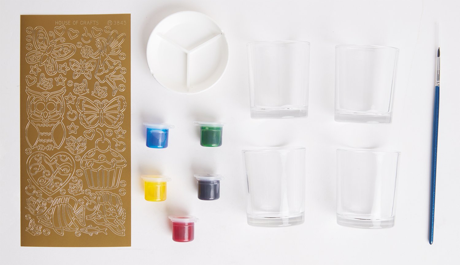House Of Crafts Creative Glass Painting Kit