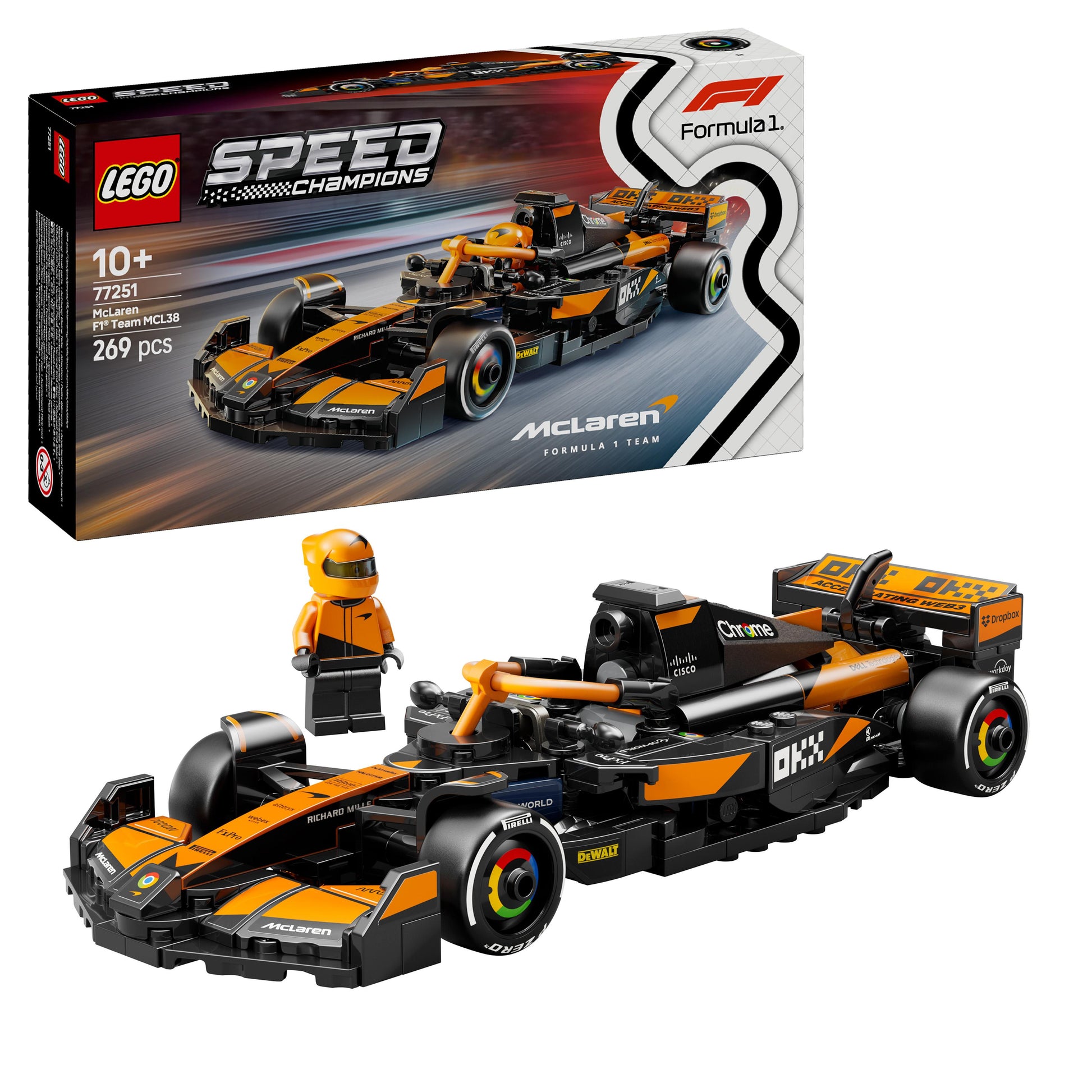 Lego Speed Champions 77251 McLaren F1® Team MCL38 Race Car