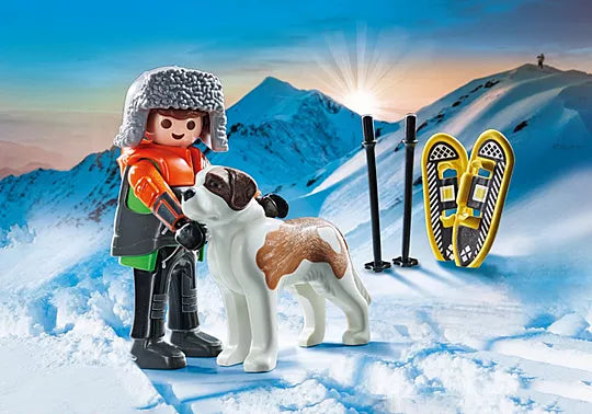 Playmobil 71741 My Life Hiker with Saint Bernard