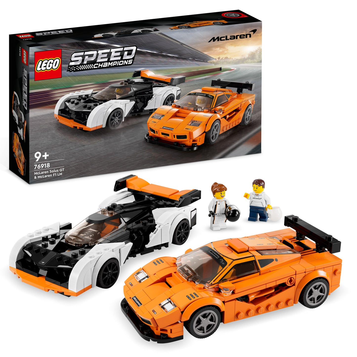 Lego Speed Champions 76918 McLaren Solus GT & McLaren F1 LM (D)