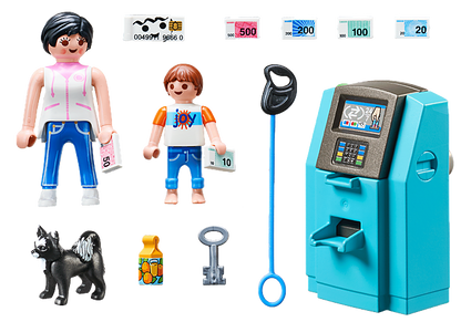 Playmobil 70439 Family Fun Beach Hote Tourists with ATM