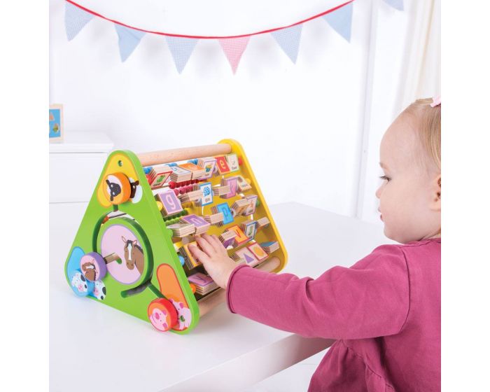 BigJigs Triangular Activity Centre