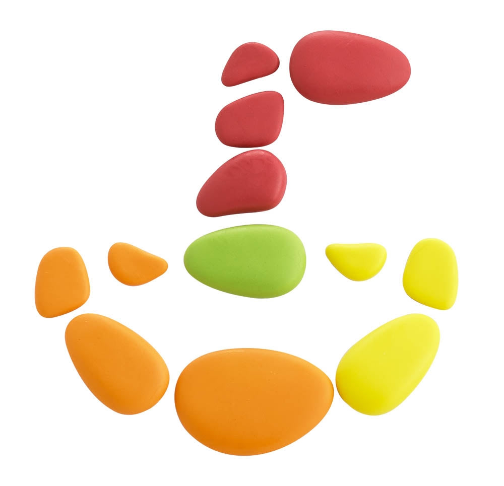 EDX Education Fun Play Rainbow Pebbles