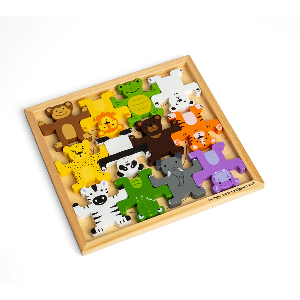BigJigs Wild Wooden Stacker
