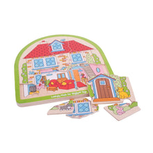 BigJigs House Arched Puzzle