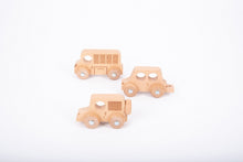 Tickit Natural Wooden City E-Vehicles Set