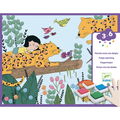 Djeco Finger Painting Touch and paint !