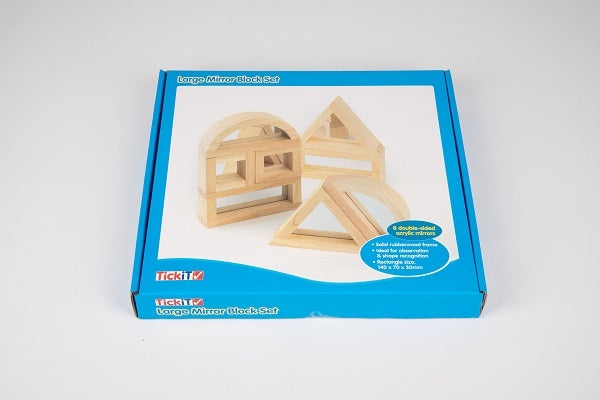 TickiT Large Mirror Block Set