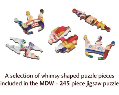Wentworth Wooden Puzzles Extra Difficult Festival of Nutcrackers - Maxi 245 pcs