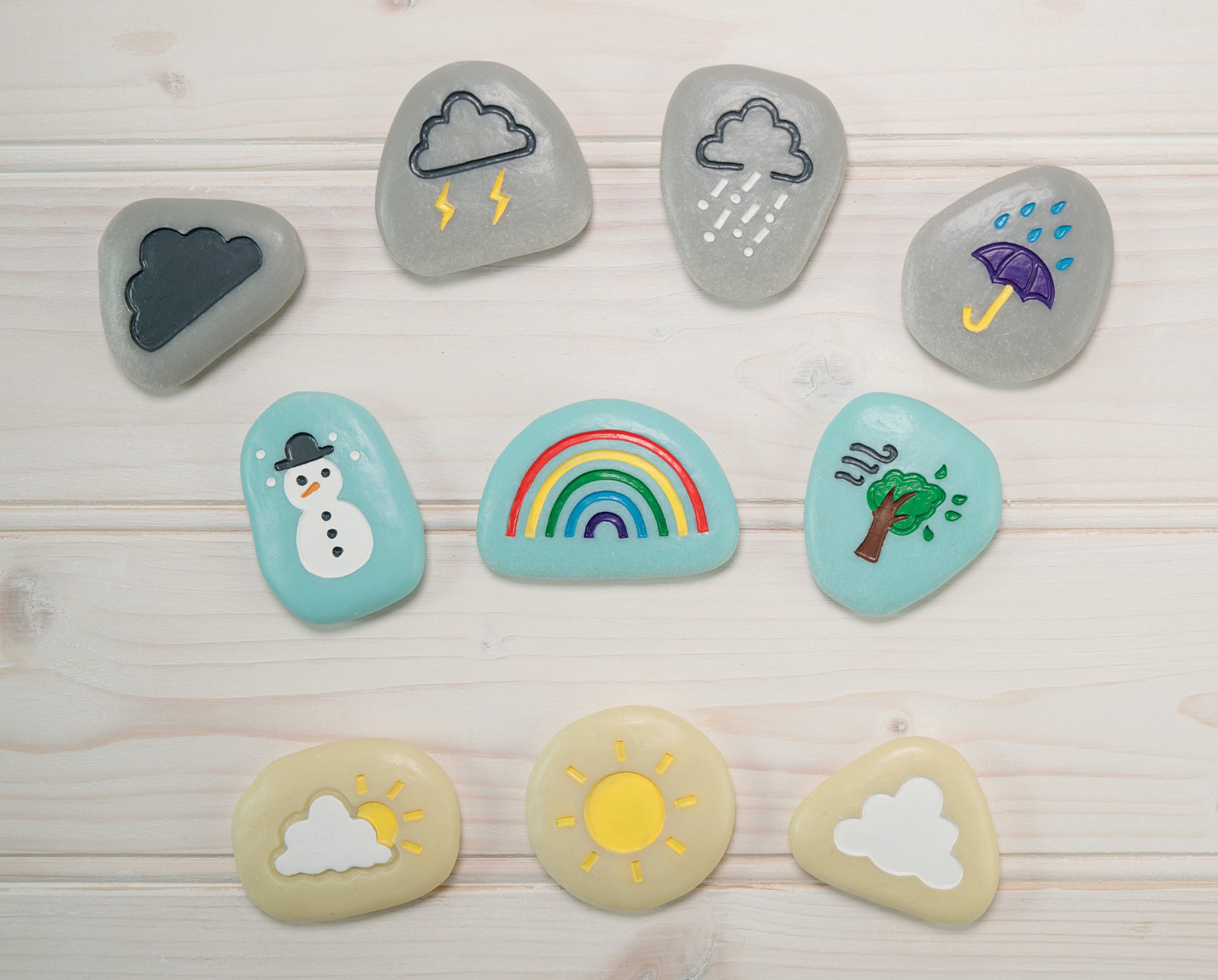 Yellow Door Weather Stones