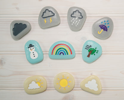 Yellow Door Weather Stones