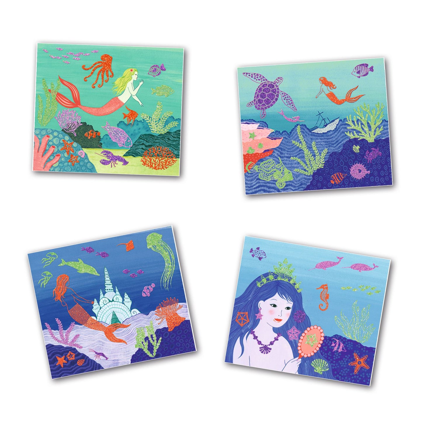 Djeco Artistic Patch Glitter - Ocean (F)