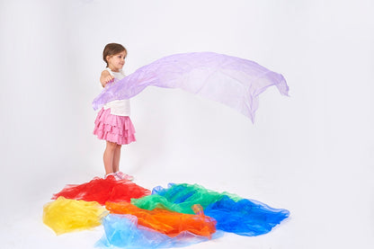 TickiT Rainbow Organza Fabric
