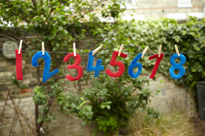 Yellow Door Feely Fabric Numbers