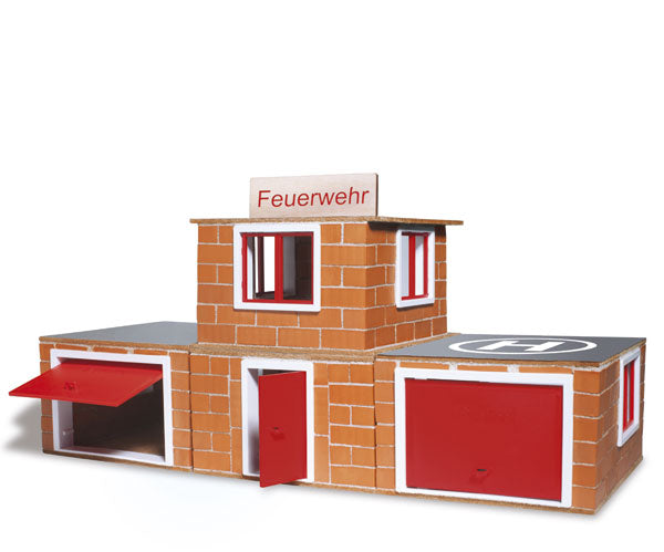 Teifoc Brick Construction Set Fire Station