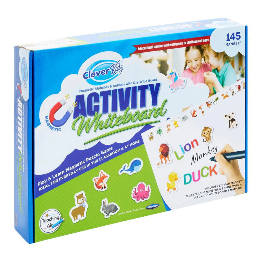 Clever Kidz ABC Magnets For Kids Gift Set Magnetic Letters
