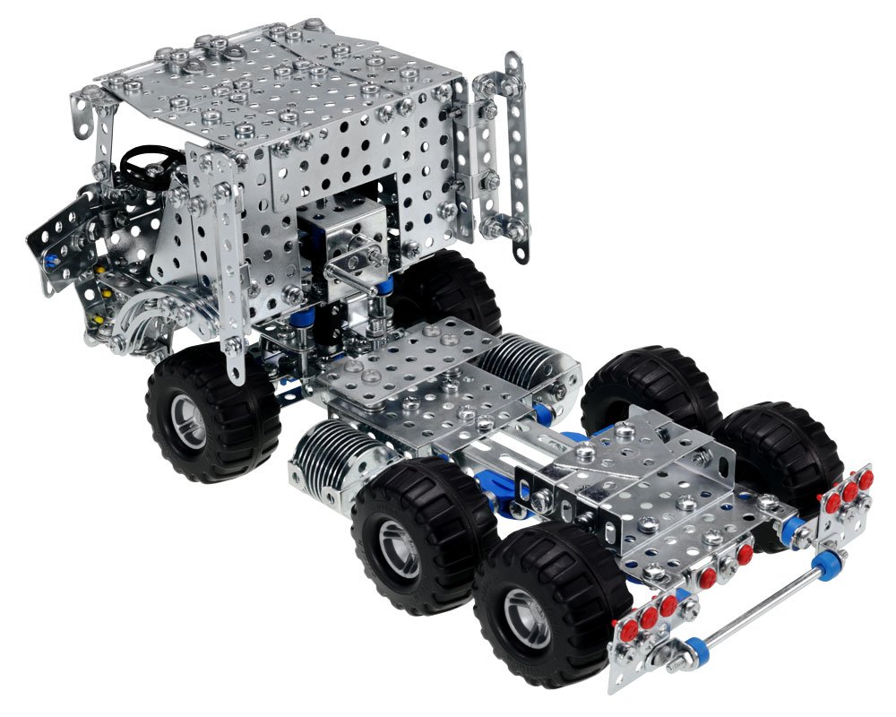 Eitech Metal Construction Set Truck With Trailer