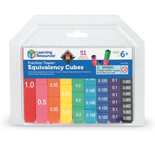 Learning Resources Fraction Tower® Equivalency Cubes