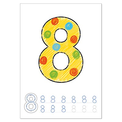 Orchard Toys Number Colouring Book