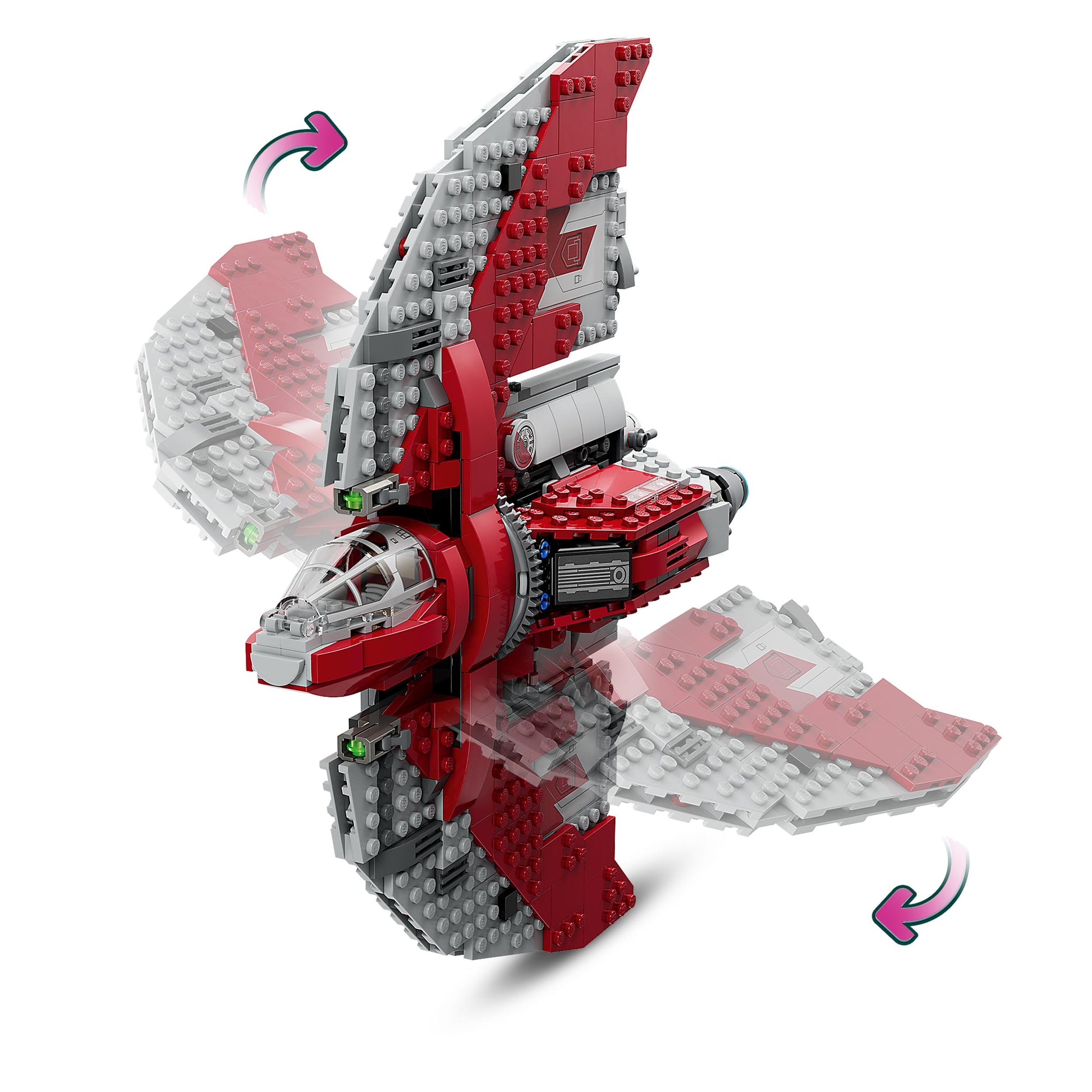 Lego Star Wars 75362 Ahsoka Tano's T-6 Jedi Shuttle (D)