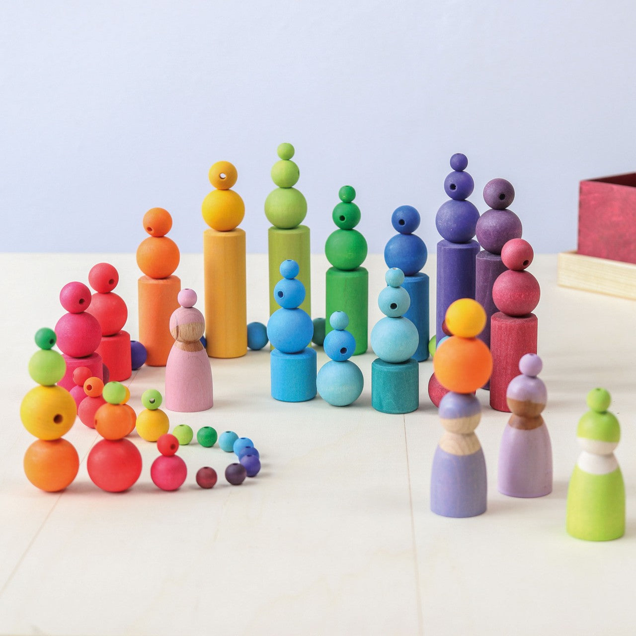 Grimms 60 Wooden Beads