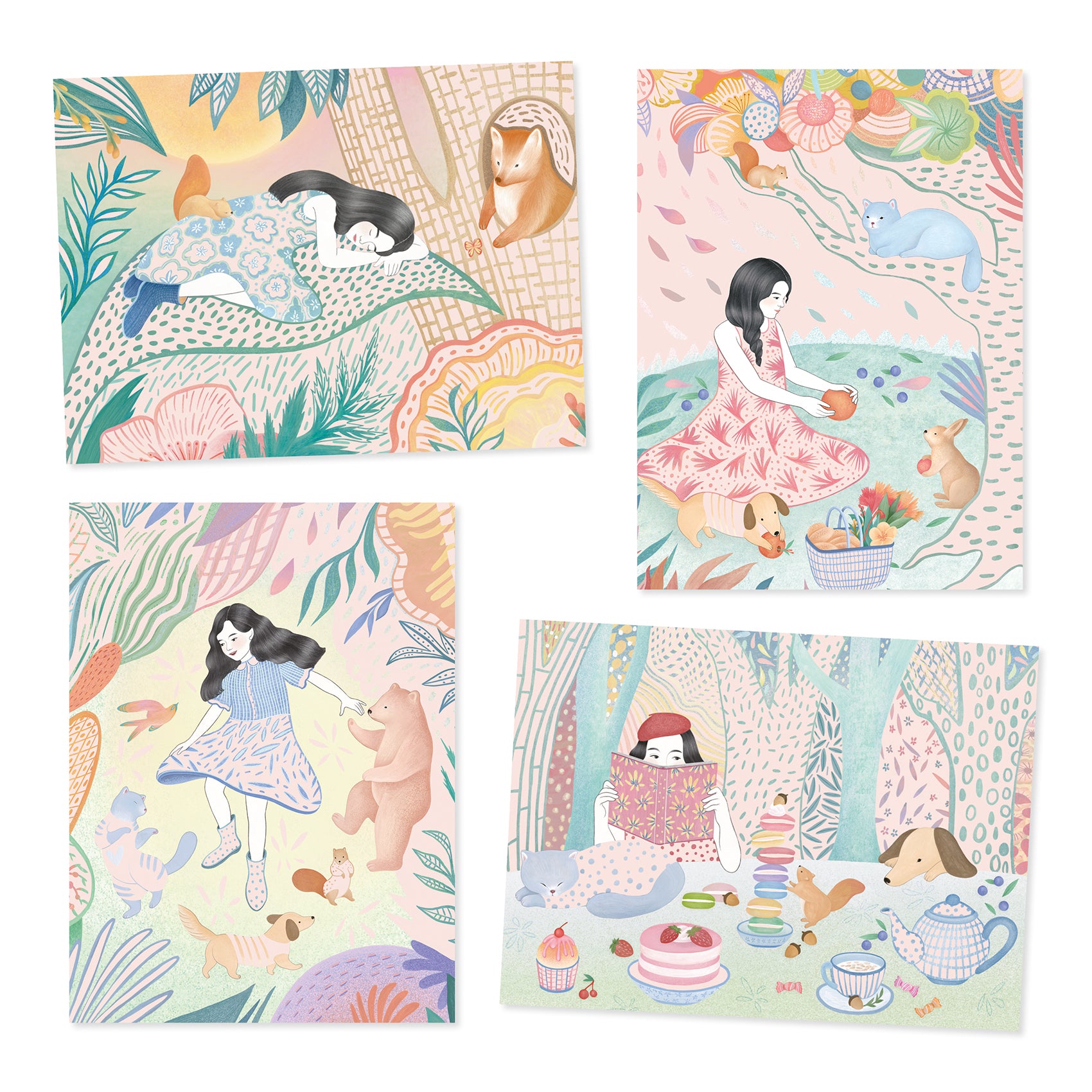 Djeco The Picnic Scratch Cards