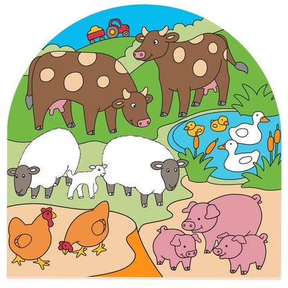 BigJigs Farm Arched Puzzle